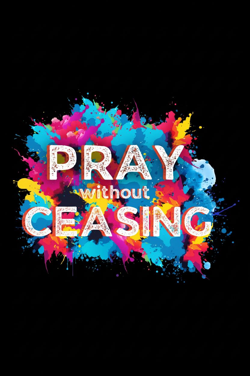 Pray Without Ceasing 6x9 Journal Cover